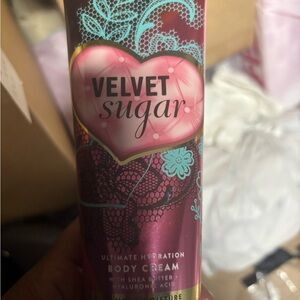 Bath & Body Works Velvet Sugar Body Cream - Pink and Blue